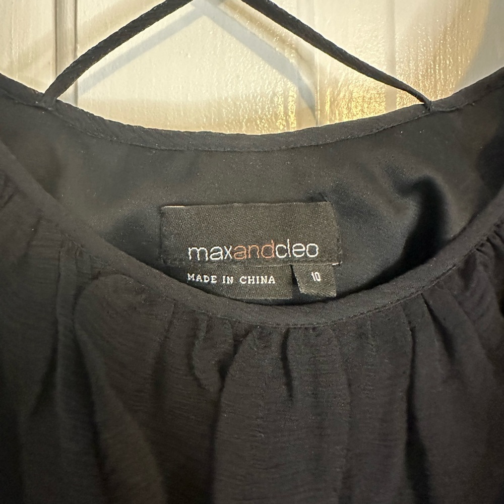 Max & Cleo Black Ruffle Dress - Picture 4 of 4
